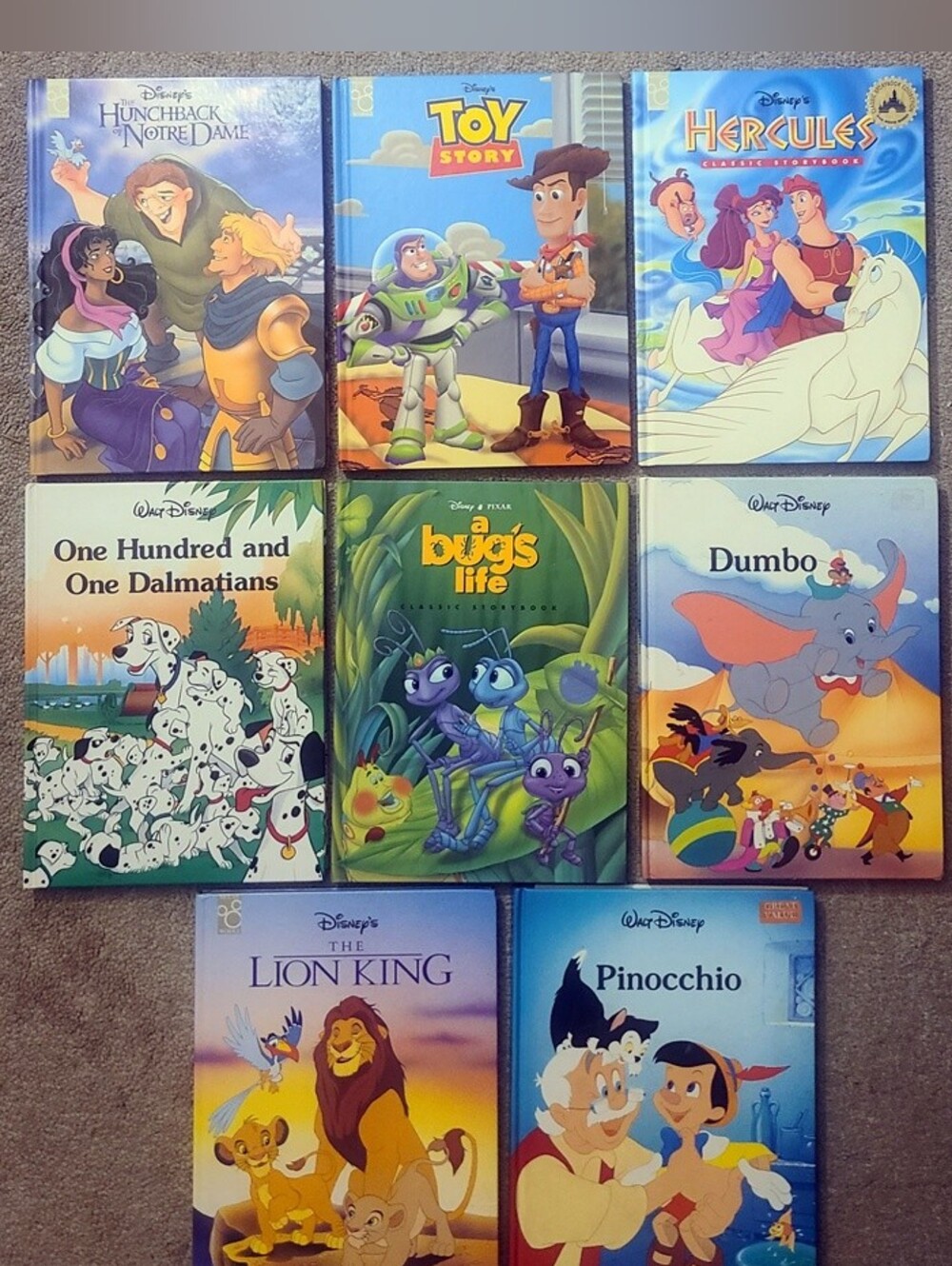 ONE of Disney Classic Storybook Series Children's Books